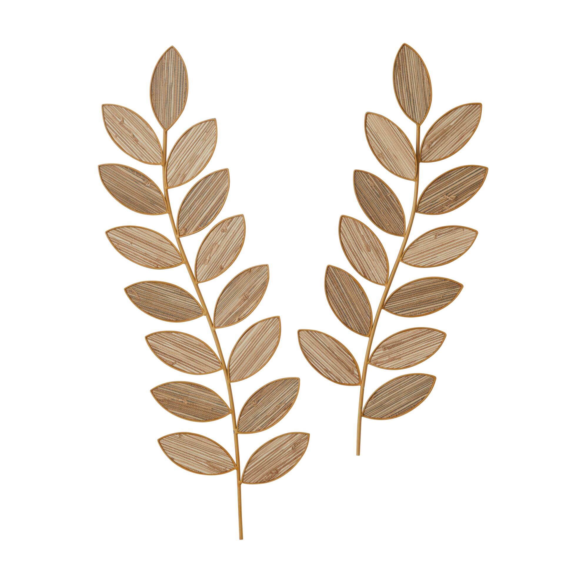 Brown Metal Coastal Wall Decor, Set of 2 36", 30"